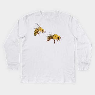 Bees Kids Long Sleeve T-Shirt